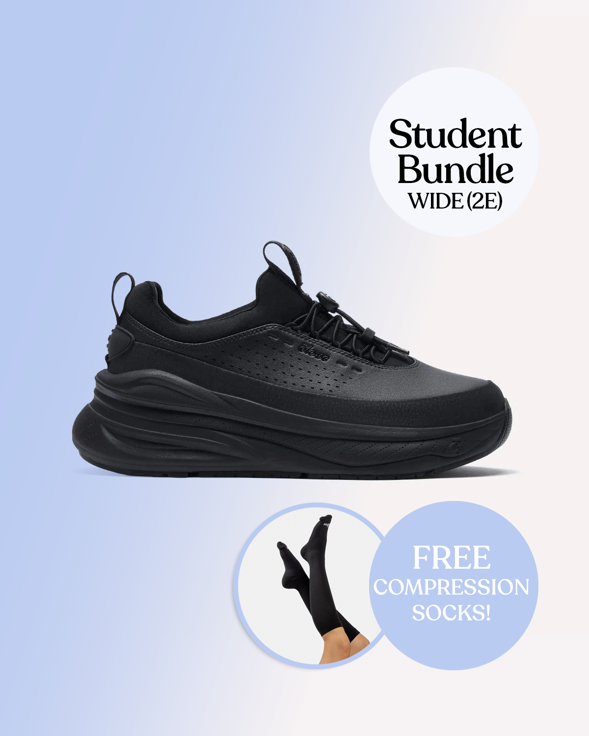 Clove Forte 2 WIDE Student Bundle - All Black