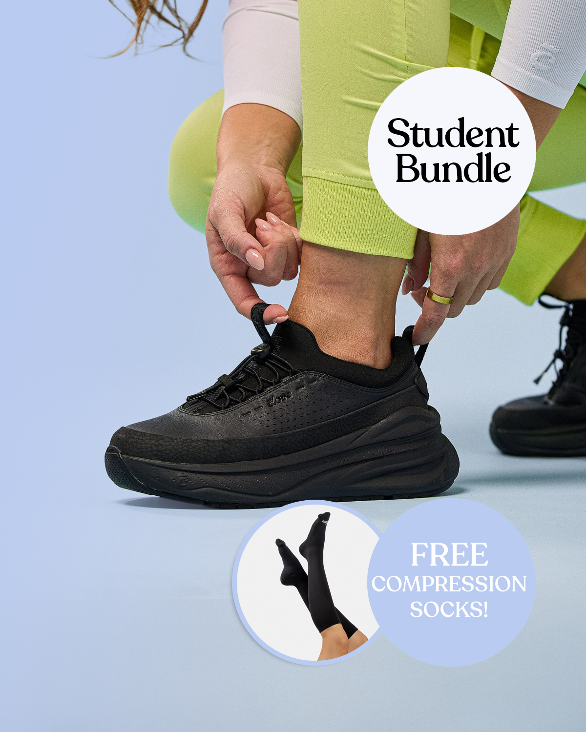 Clove Forte 2 WIDE Student Bundle - All Black