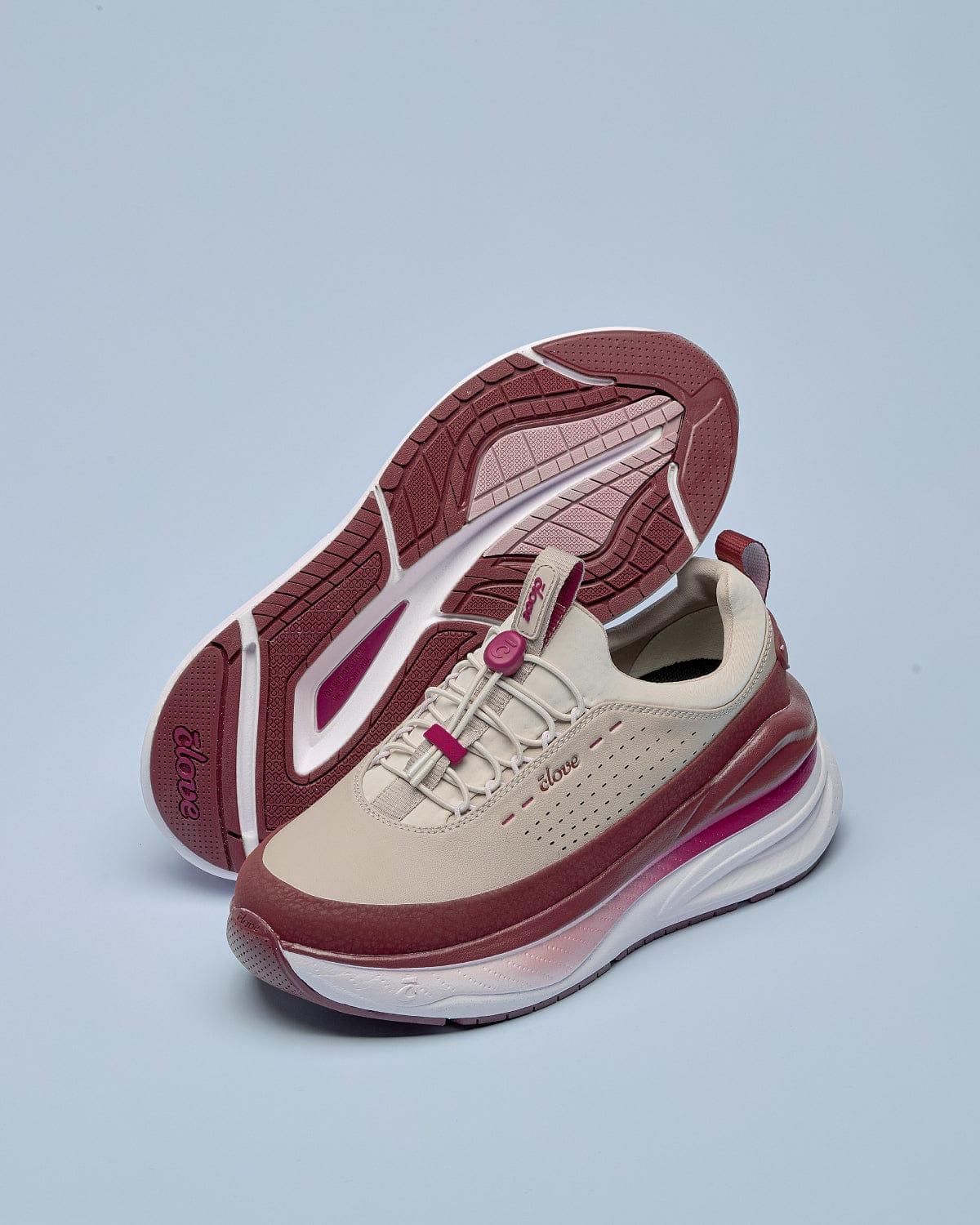 Supercush™ Forte 2 Wide - Burgundy Tan