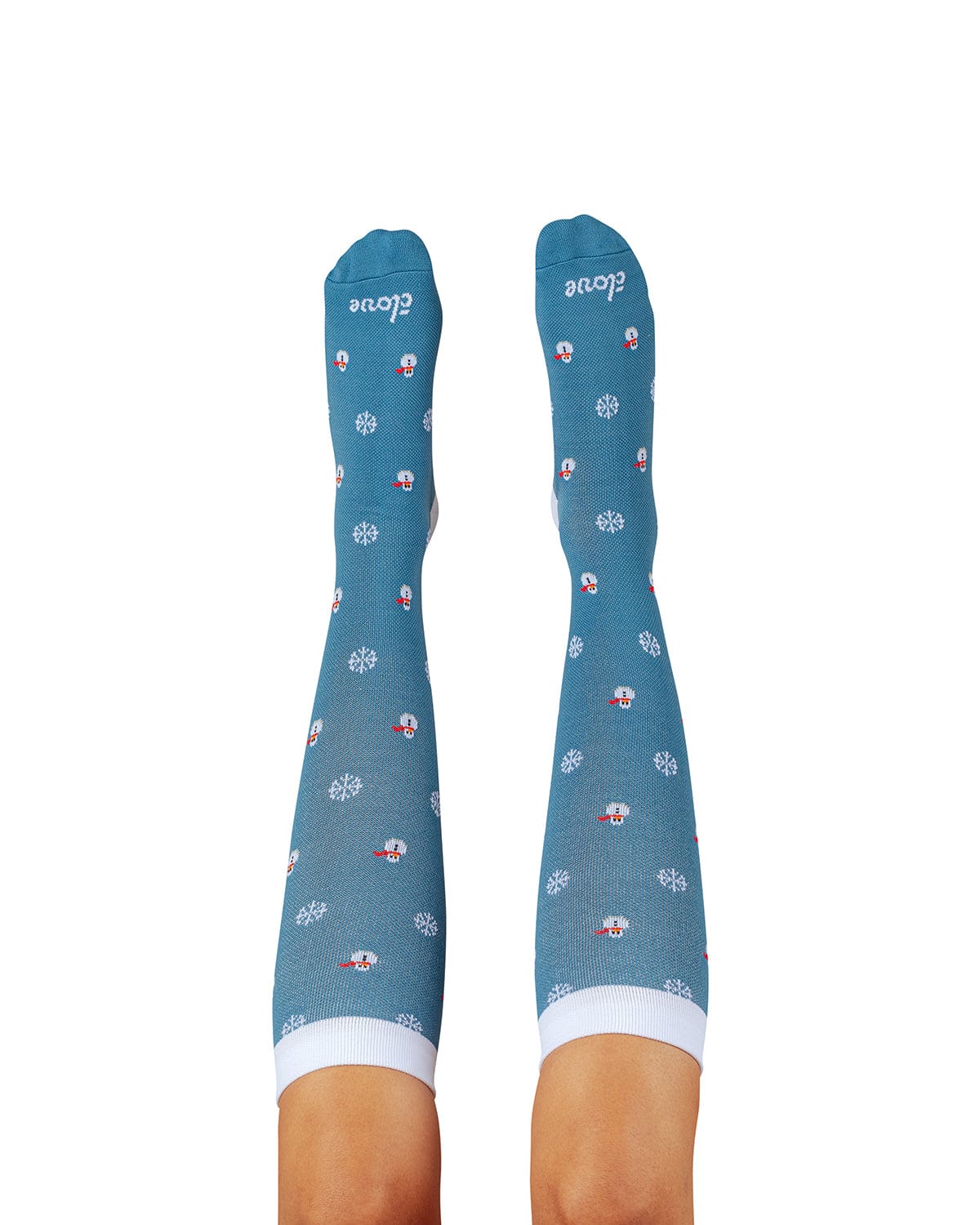 Clove Compression Socks - Snowy Winter