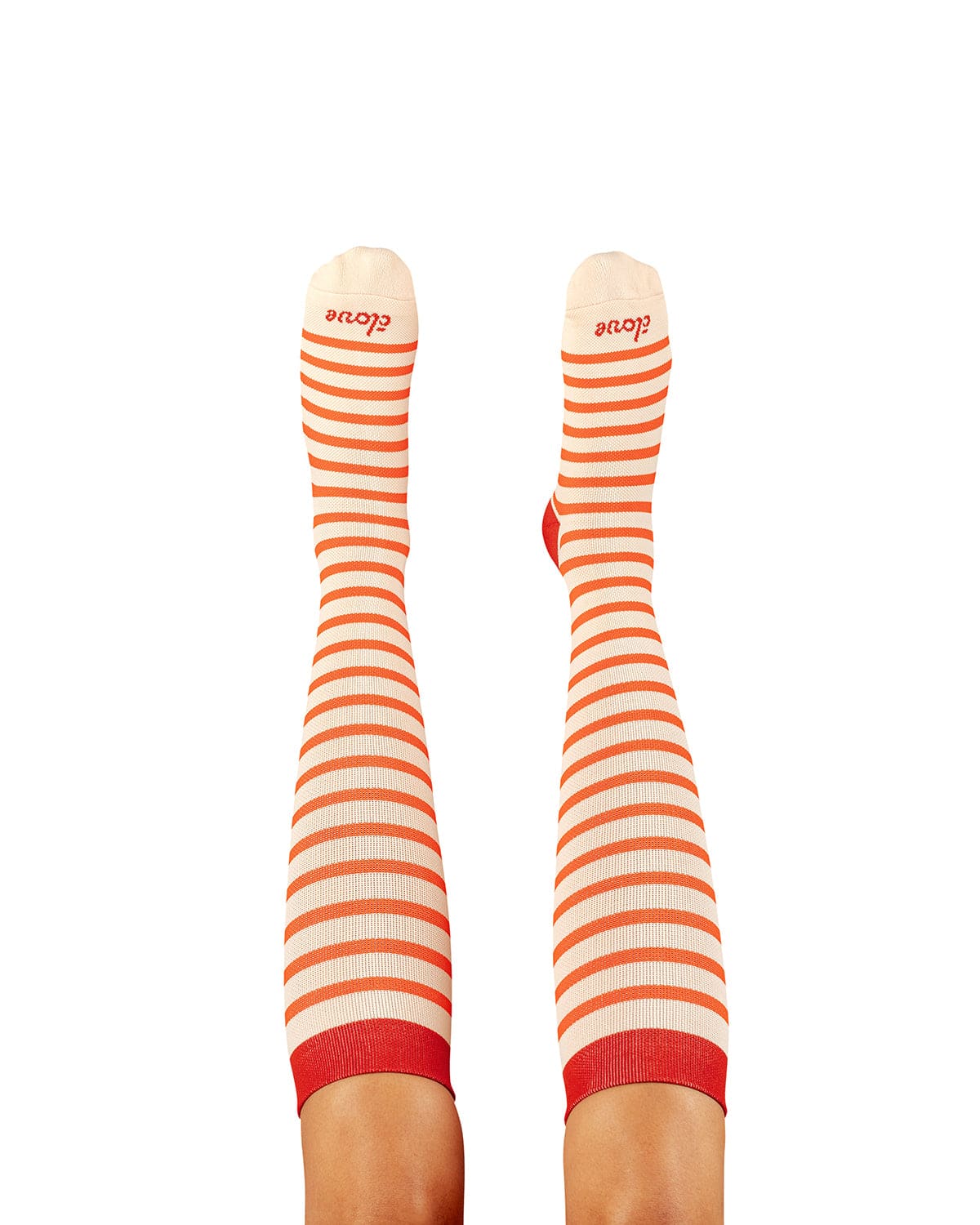 Clove Compression Socks - Red Stripe