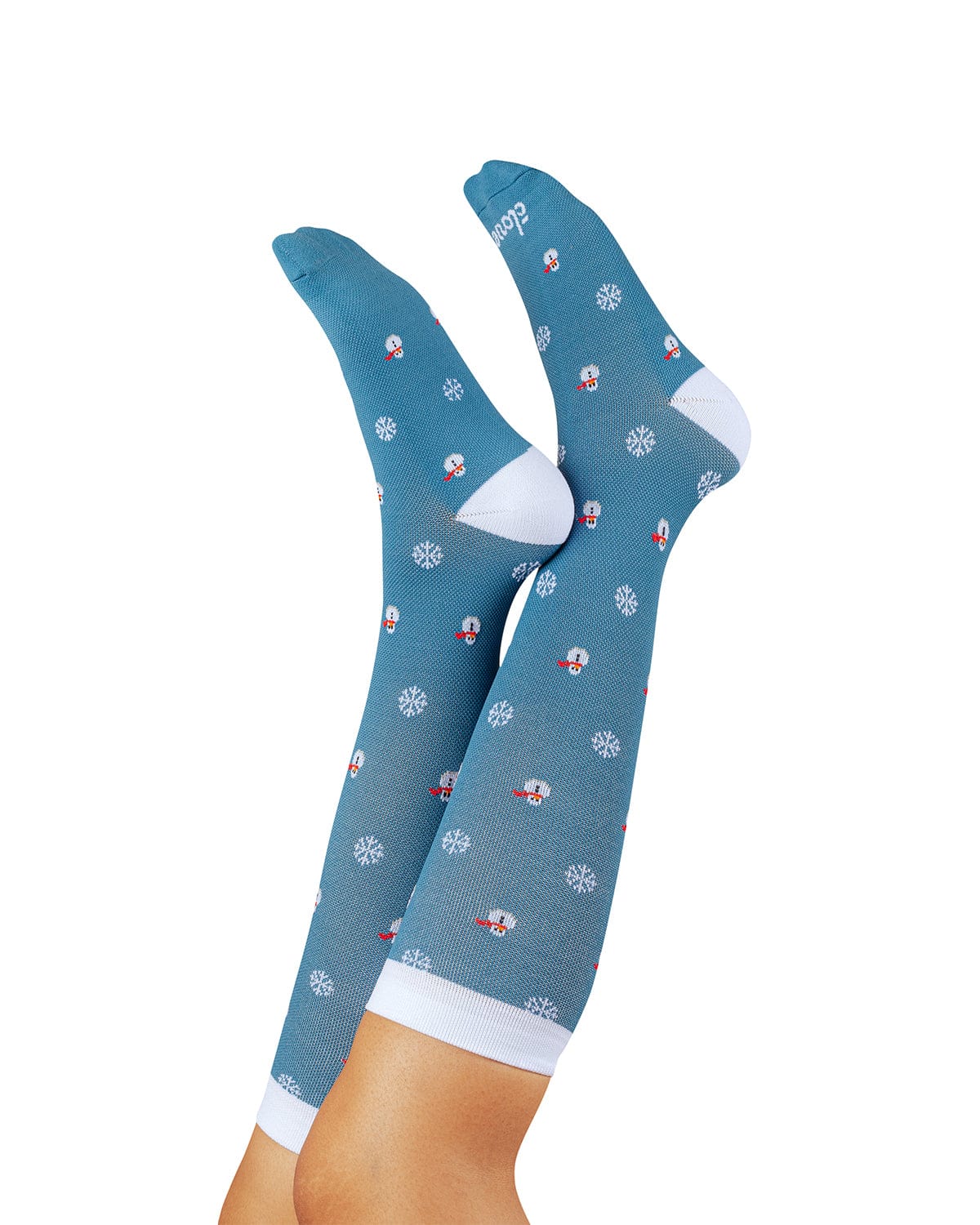 Clove Compression Socks - Snowy Winter